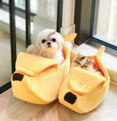 Pet Banana Warm Bed